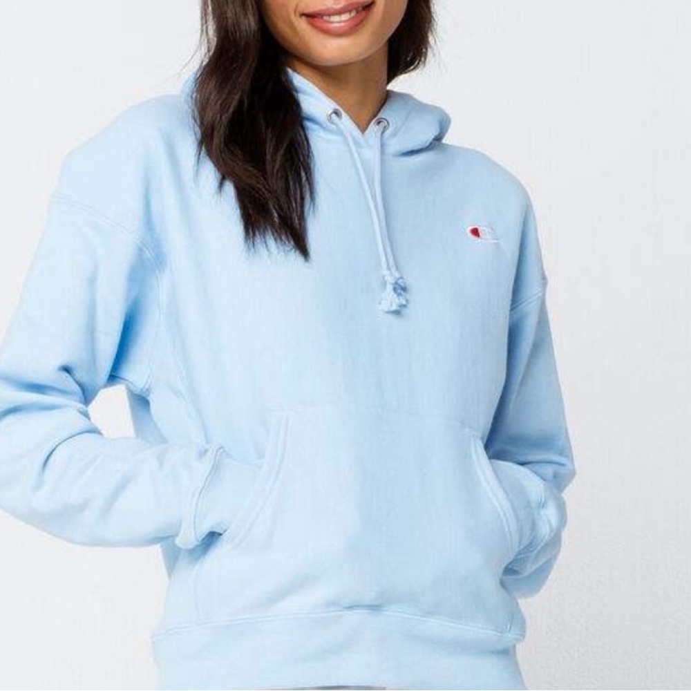Champion Light Baby Blue Sweatshirt